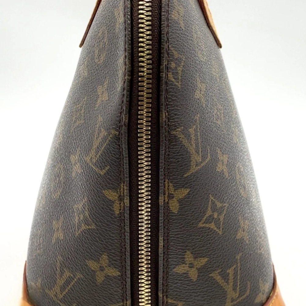 Louis Vuitton Alma PM Monogram Brown and Tan Women's Bag - Picture 6 of 16